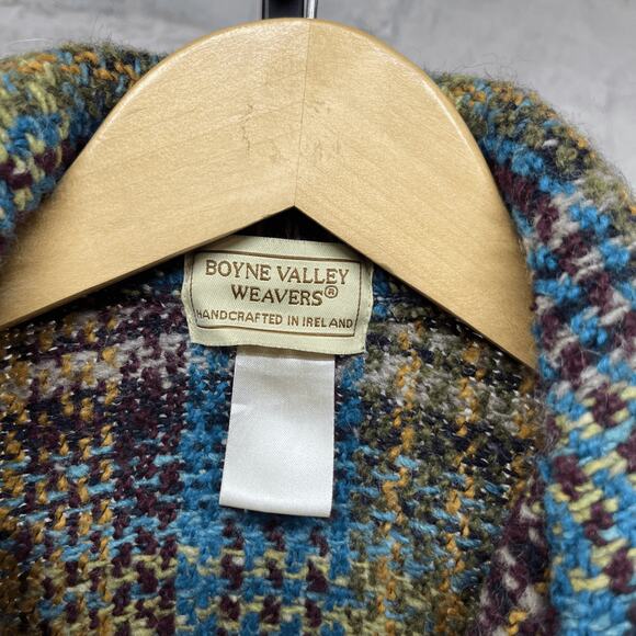 Boyne Valley Weavers Ireland Knit Cardigan Wool Button Up Sweater Women's Soft - Picture 3 of 7